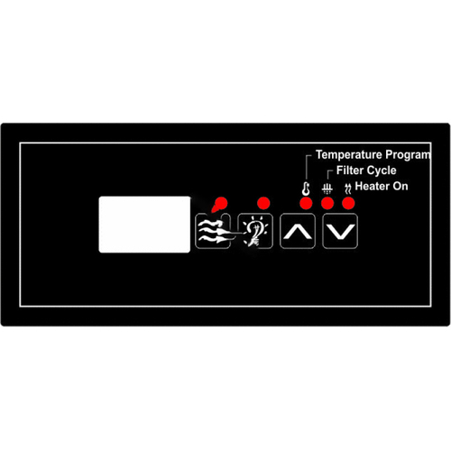 Hydro-Quip 80-0207 Gecko Series Label Eco-5 4btn P1/lt/up/dn