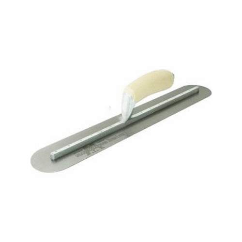 Mxs244fr Curved Wood Hdle Finish Trowel Fully Round 24x4