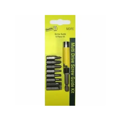 Multi Drive Screw Drive With 8 Assorted Bits