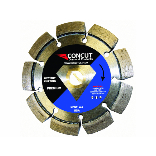 DDM|CONCUT DIAMOND TOOLS CC-SEG-4 4" Premium Crack Chaser Blade Segmented