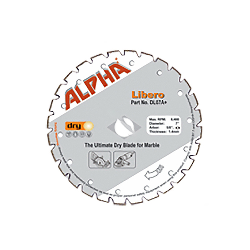 7"x1.4mm 5/8" Arbor Libero Diamond Blade F/ Marble