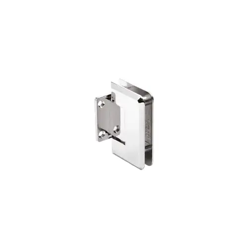 Brushed Nickel Pinnacle Series 5 Degree Wall Mount Short Back Plate Hinge