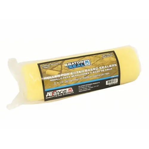 Yellow Foam Roller 9"x.75" For Water Based