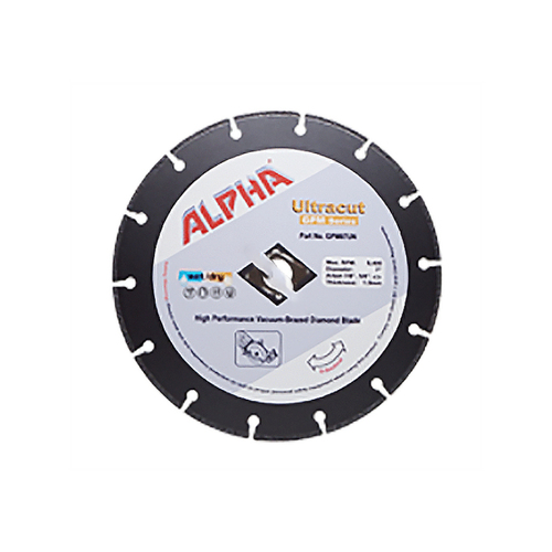 ALPHA PROFESSIONAL TOOLS GPM07UN 7" Ultracut Gpm Series Vacuum-brazed Diamond Blade