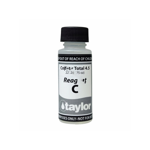 TAYLOR TECHNOLOGIES INC R-8043C .75oz Copper Total 4.5 Reagent C