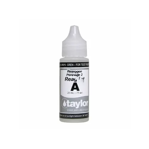 TAYLOR R-8020A Reagent A Hydrogen Peroxide 2 .75 Oz Dropper Bottle