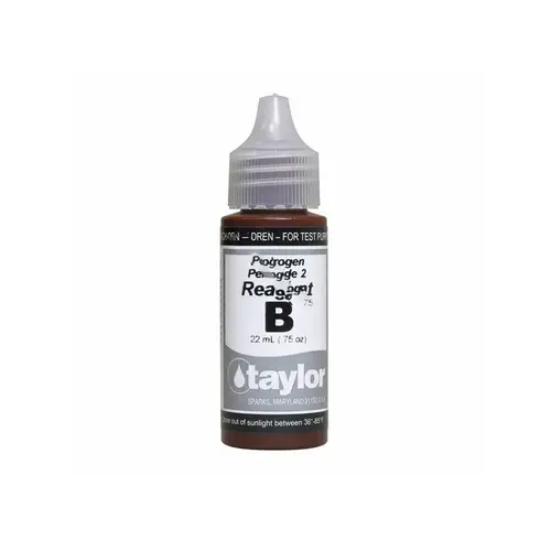 TAYLOR R-8020B Reagent B Hydrogen Peroxide 2 .75 Oz Dropper Bottle