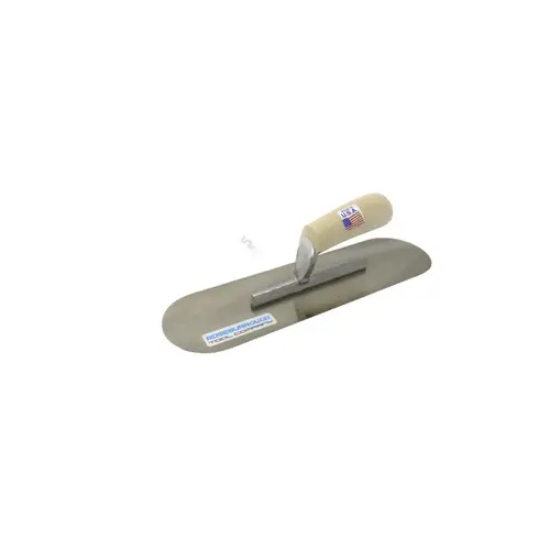 ROSEBURROUGH TOOL INC RTC-074211 Trowel Ss Pool 3.5 X 12 Wood Handle 5 Rivet