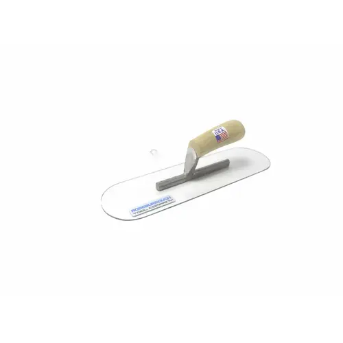 ROSEBURROUGH TOOL INC RTC-005109 Plastic Pool Trowel 4x16 Wood Handle