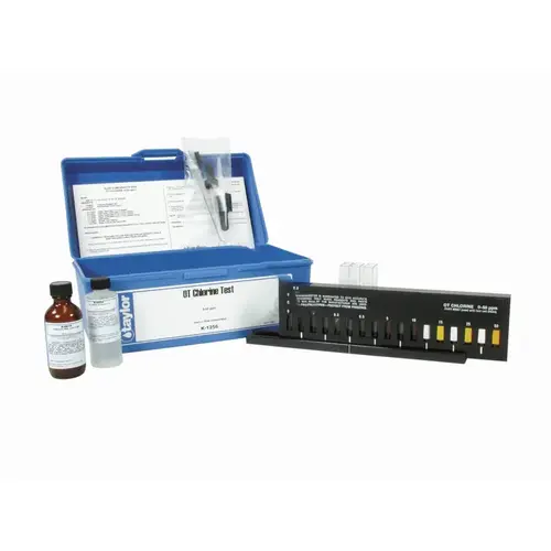 Total Chlorine Slide Comparator Test Kit 0-50 Ppm Range