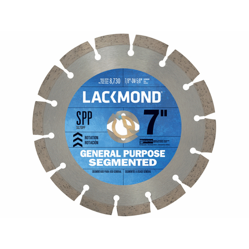 LACKMOND LLC SG4.5SPP 4.5"x7/8" 20mm 5/8" Arbor Spp Gen Purpose Segmentd