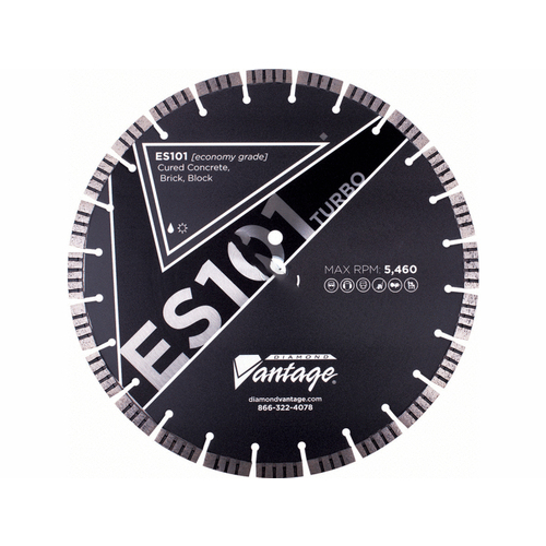 DIAMOND VANTAGE 1212ESIZ 12"x1/20mm Arbor General Purpose Diamond Blade