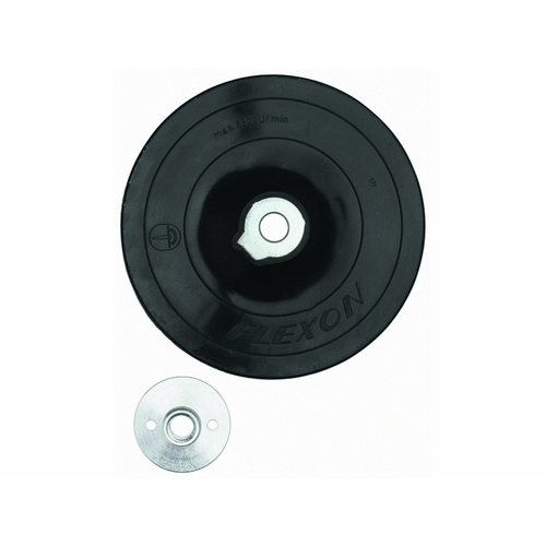 4.5" Rubber Backing Pad W/ Locknut