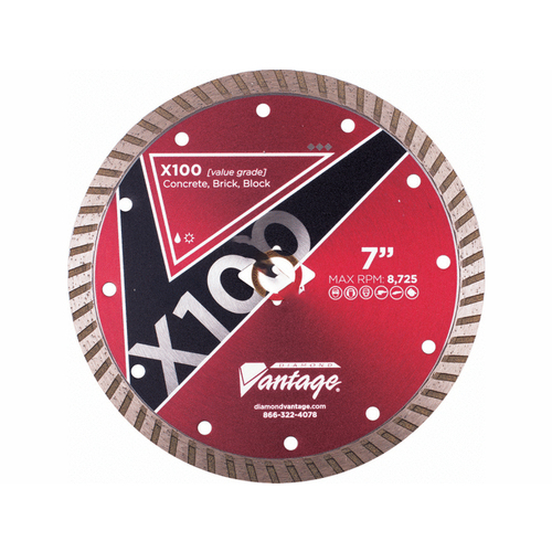 7"x.095"xu/a X100 Turbo Rim Value Blade