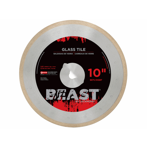 10"x5/8" Arbor Beast Pro Series Glass Tile Blade