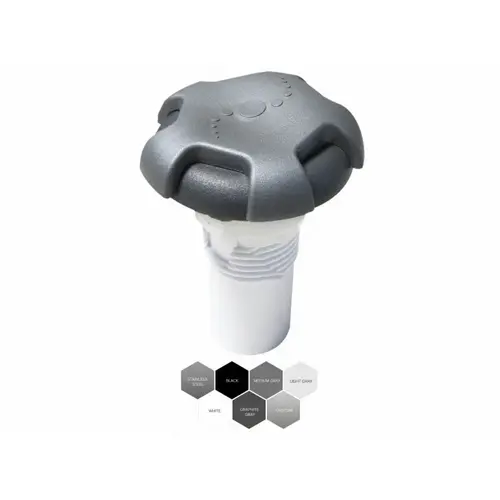CMP 25090-887-000 1" Dk Gry/slvr Large Handle Air Control
