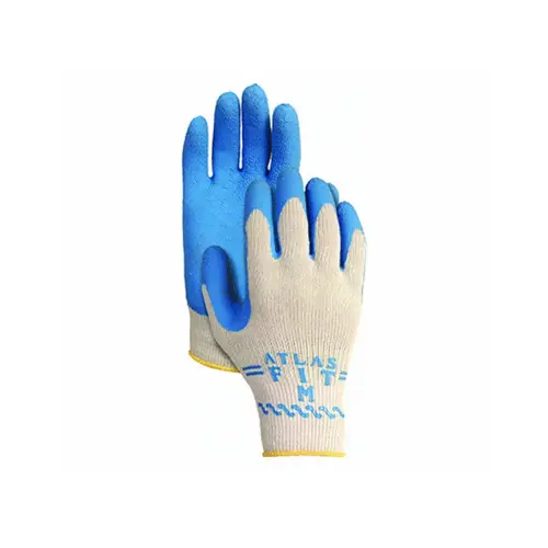 Large Blue Atlas Blue Flex Rubber Gloves