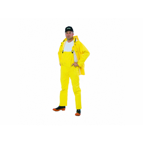 Xxl Yellow 3pc Pvc Rainsuit