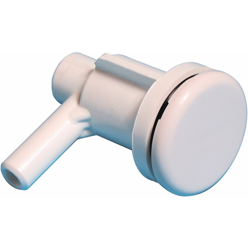 Air Injector, 3/8"barb Body - White