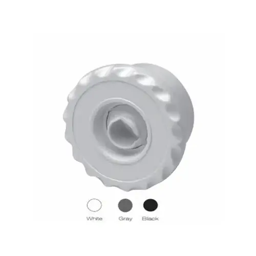 WATERWAY GUNITE PULSATOR WHITE MINI JET EYEBALL ASSEMBLY