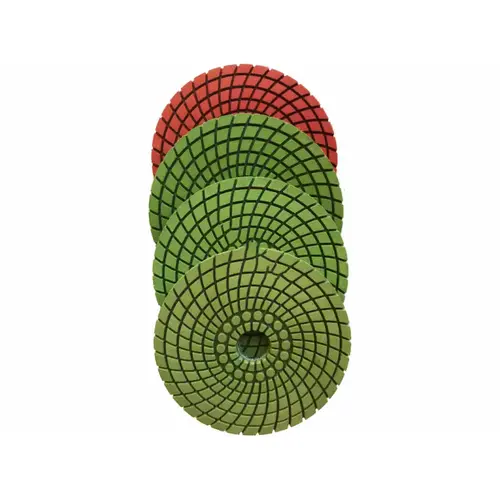 7 Pads Wet Polishing Pad 4"