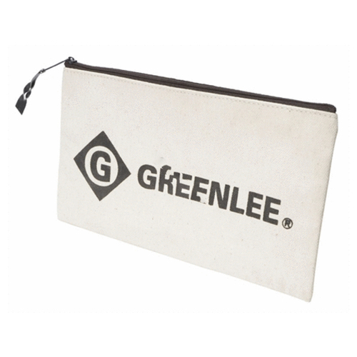 GREENLEE TOOLS INC 0158-14 12" Canvas Bag Zipper Small