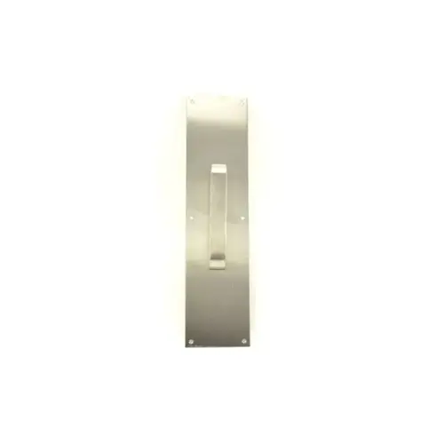 1015-3 Pull Plate, Satin Stainless Steel