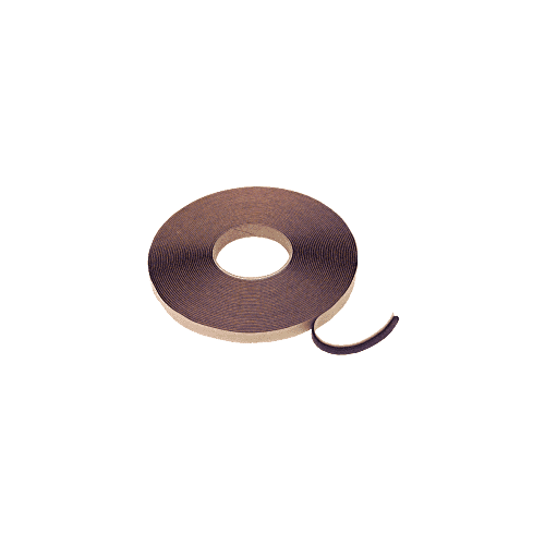 Black 1/16" x 3/8" Butyl Architectural Glazing Tape