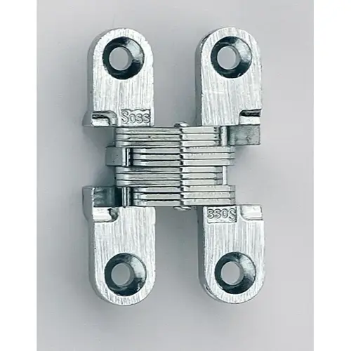 3/8" to 1-11/16" Light Duty Invisible Hinge for 1/2" to 5/8" Doors Bright Brass Finish Pair