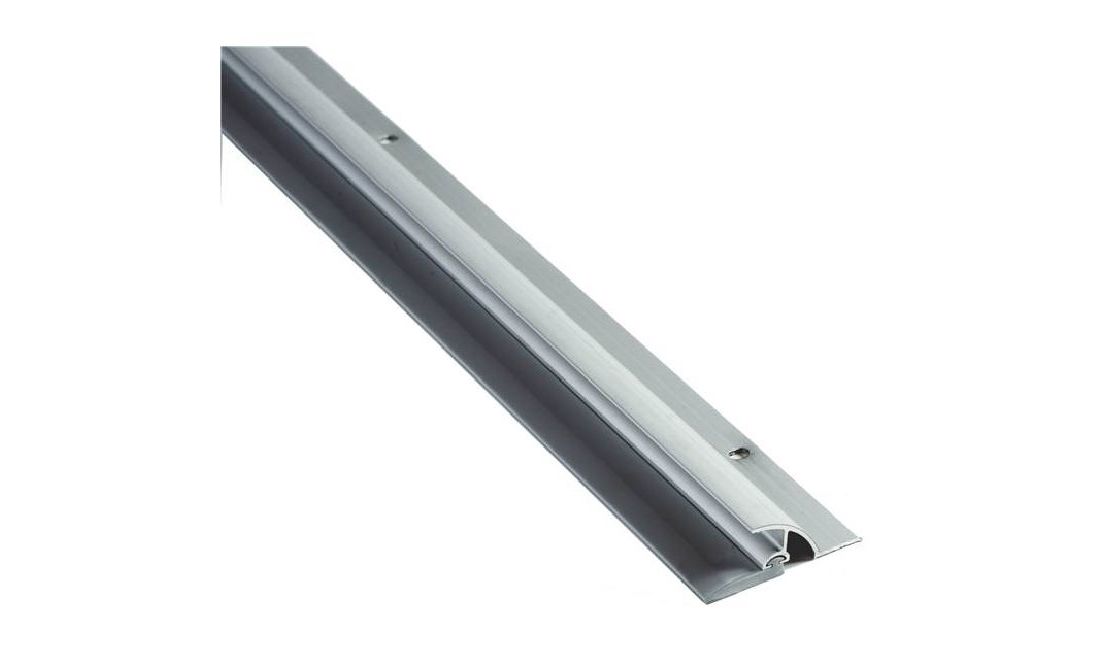 Ngp 101va 36 36 Vinyl Door Sweep With Drip Cap Clear Anodized