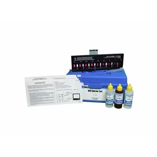 Free/total Chlorine Slide Comparator Test Kit 1.0-10 Ppm Range