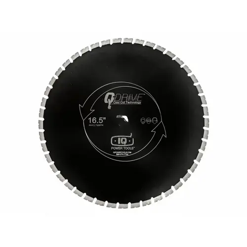 IQ POWER TOOLS MASQX16-125-QD-KP 16.5" Q-driv Segmented Combo Masonry Blade