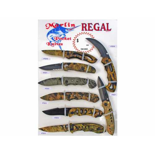 Service Tool 75315 Knife 8.5" Camo Serrated