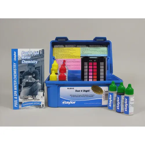 Dpd High Range Test 4 Kit For Chlorine/bromine Ph Alkalinity 6 Boxes