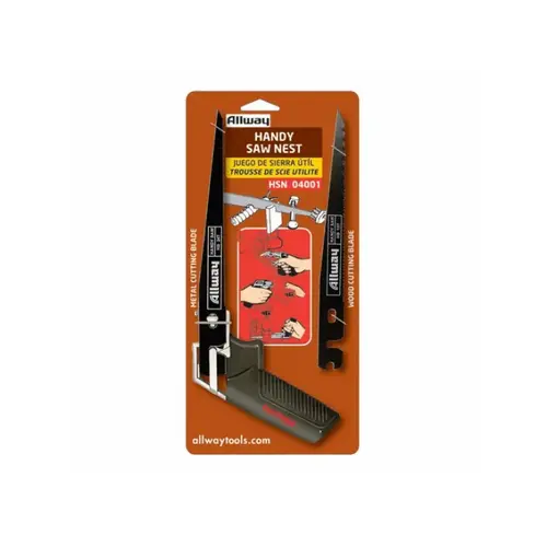 ALLWAY TOOLS INC. HSN Handy Saw Nest, 7-1/2 in L Blade, 10 and 24 TPI