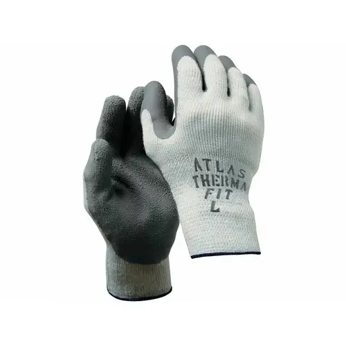 Medium Flex Tuff Latex Coated Gloves Blue/Natural