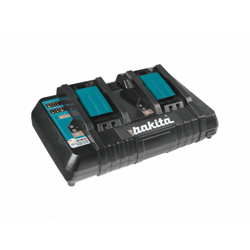 Makita DC18RD-FREE GOODS Makita 18V LXT Lithium-Ion Dual Port Rapid Optimum Charger - Simultaneous