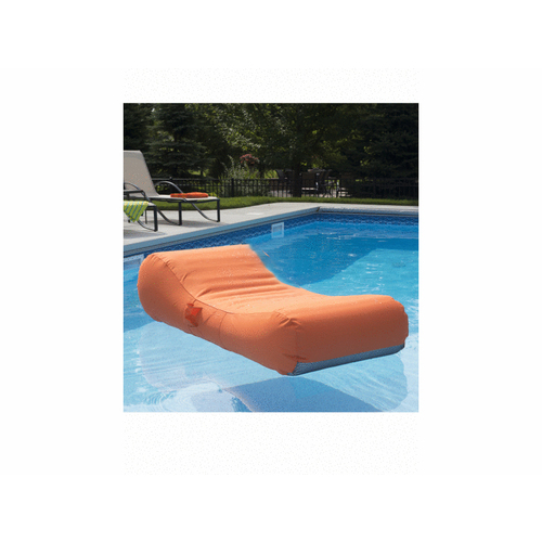 Ocean Blue Water 950306 Orange Capri Inflatable Lounger