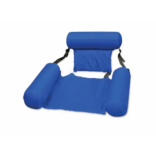 Fabric Swimming Pool Float Water Chair Lounger Blue