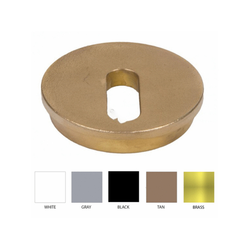 CMP 25597-000-220 Deck Jet (J-Style) Round Cap Only; Brass