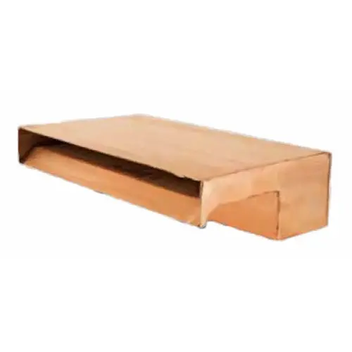 Bobe Water & Fire Features SFC-48 48'' Copper Smooth Flow Scupper