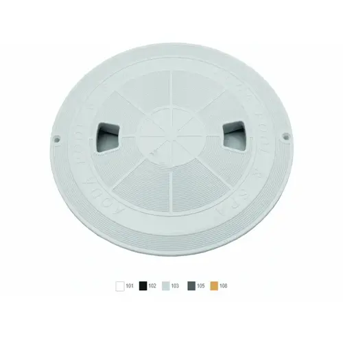 Lt Gry Sta-rite/ Pentair Round Skimmer Lid Light Gray