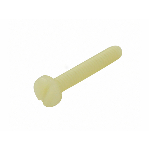 White Starguard Square Drains Nylon Screw