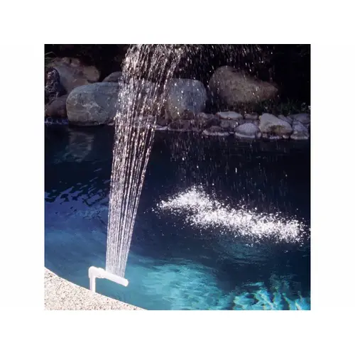 Waterfall Fountain Pool & Spa White