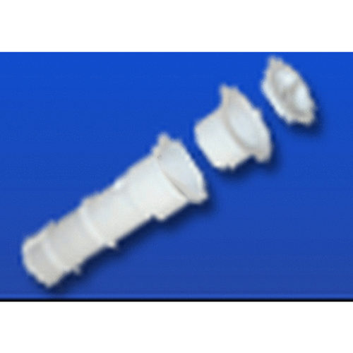 Color Match Pool Fittings PH-01 7" White Volleyball Pole Holder