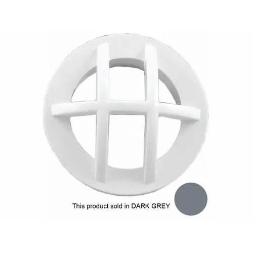 CMP 25560-007-000 1.5"mpt Dk Gry Safety Grate Insert Dark Gray