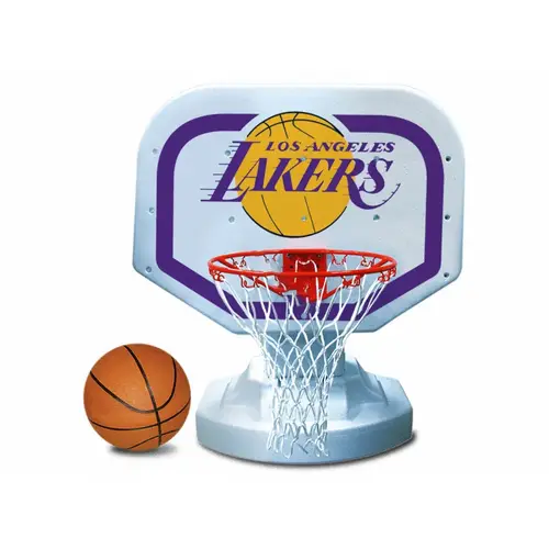 La Lakers Poolside Basketball Game