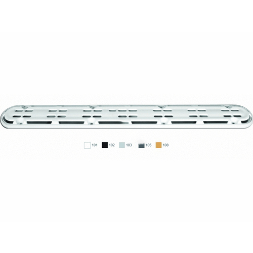 32" Dark Gry Channel Drain Frame & Grate