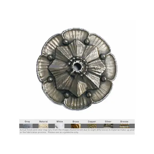 Wallspring Scalloped Rosette Decorative Accent Bronze