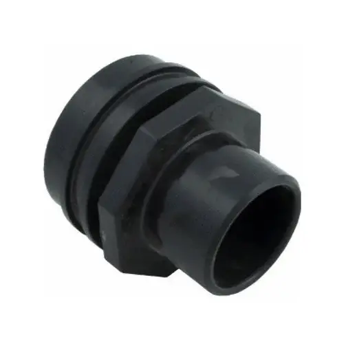 Flush Mount Return Fitting, 1" Socket, Black